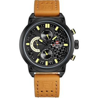 ساعت مچی عقربه‌ای کوارتز مردانه نیوی فورس خردلی مدل9068